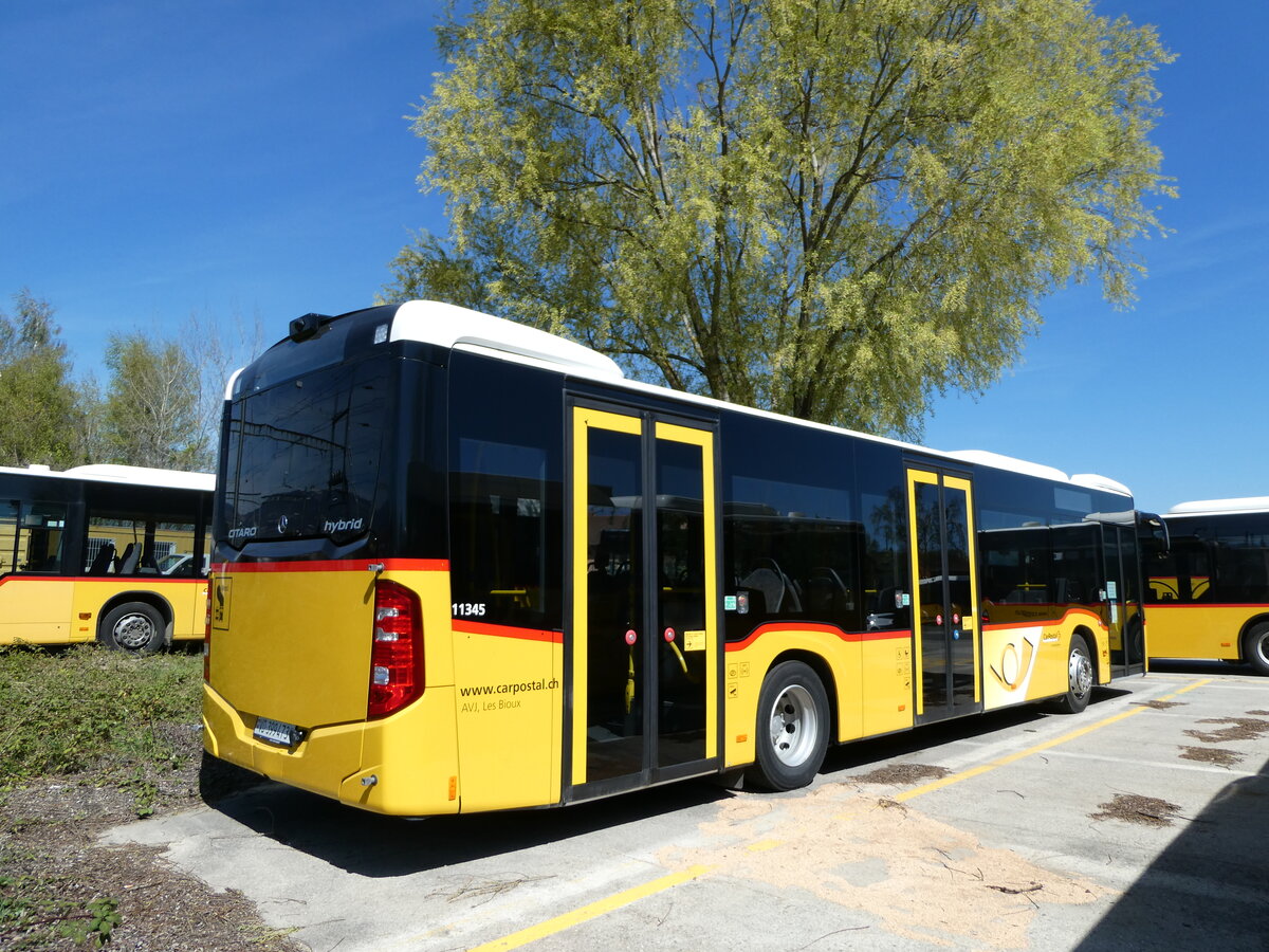 (234'743) - AVJ Les Bioux - VD 399'473 - Mercedes am 18. April 2022 in Yverdon, Postgarage