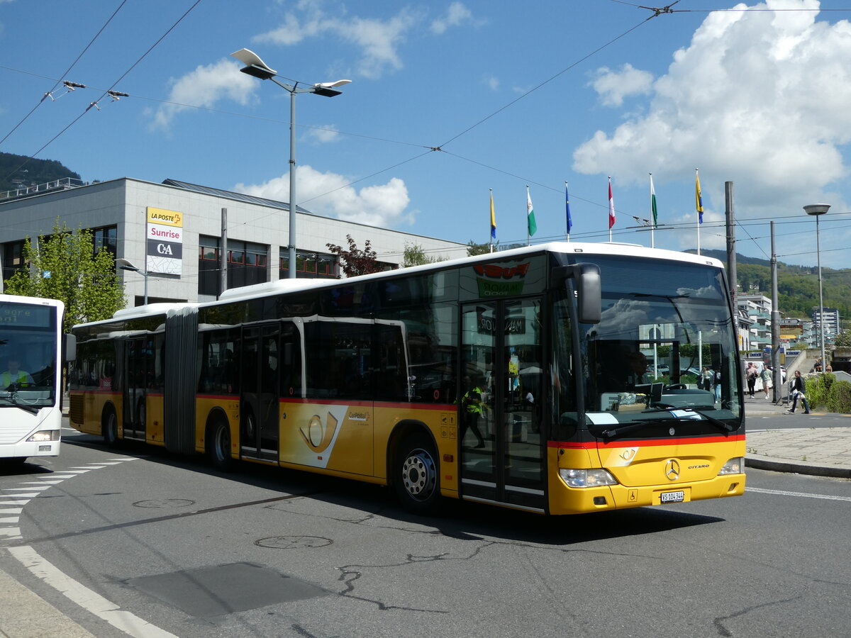 (234'926) - Buchard, Leytron - VS 104'344 - Mercedes am 30. April 2022 beim Bahnhof Vevey