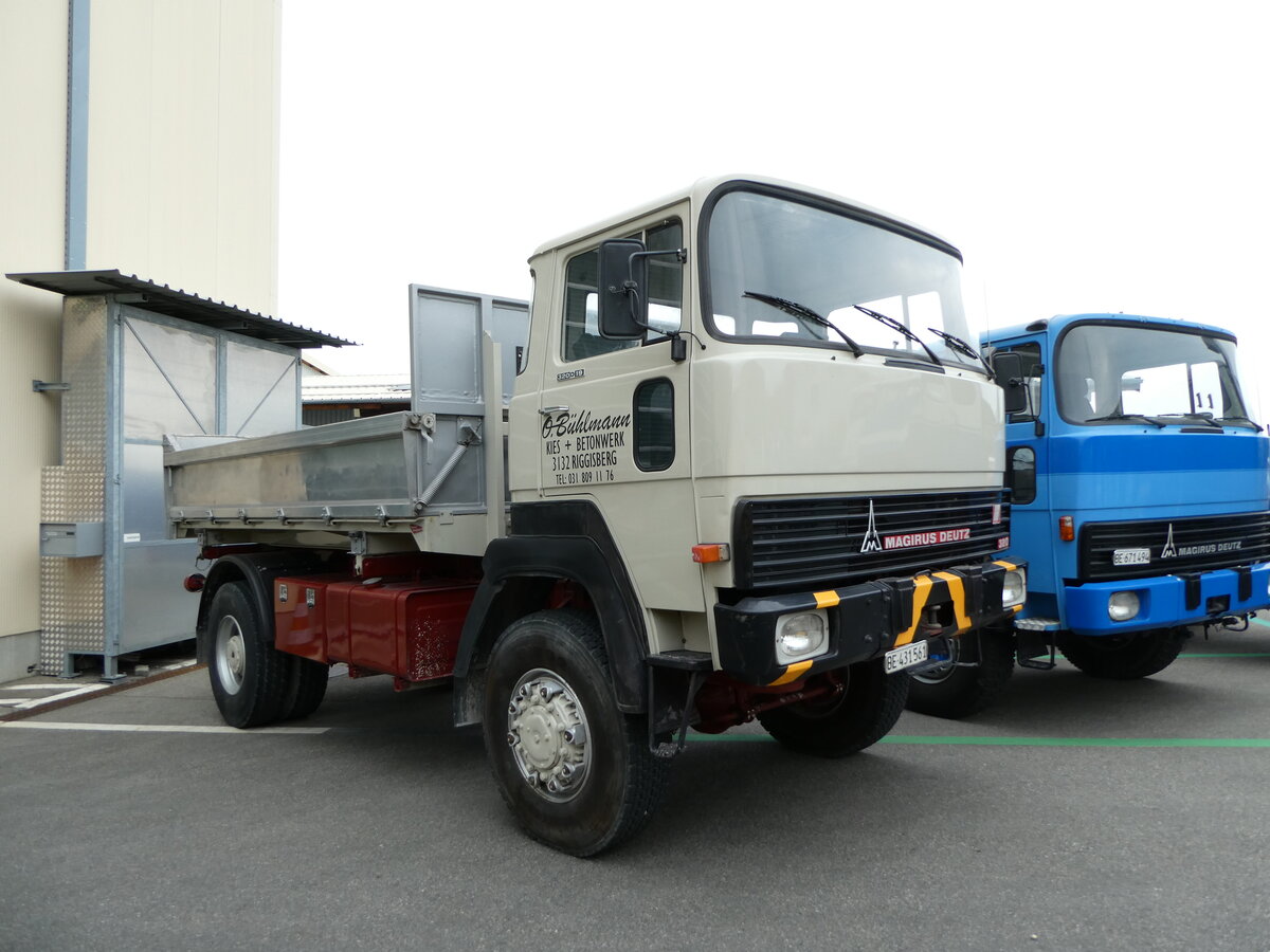 (235'315) - Bhlmann, Riggisberg - BE 431'561 - Magirus-Deutz am 7. Mai 2022 in Attikon, Wegmller