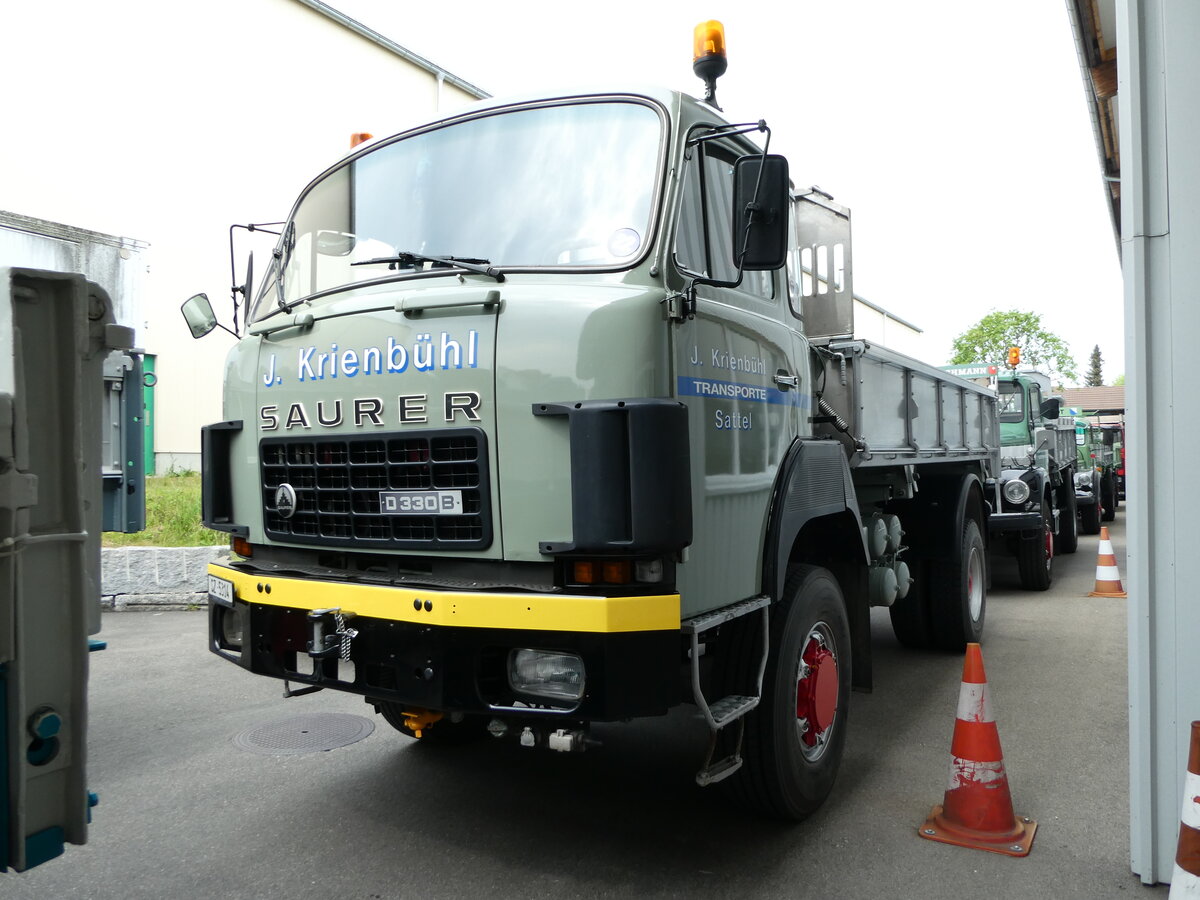 (235'321) - Krienbhl, Sattel - SZ 5314 - Saurer am 7. Mai 2022 in Attikon, Wegmller