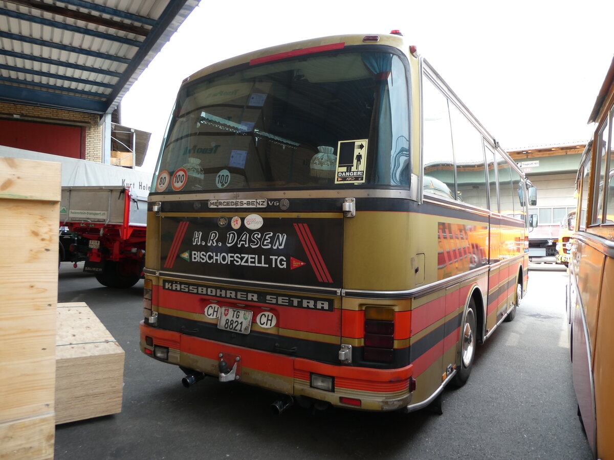 (235'351) - Dasen, Bischofszell - TG 8821 - Setra (ex Reichlin, Goldau) am 7. Mai 2022 in Attikon, Wegmller