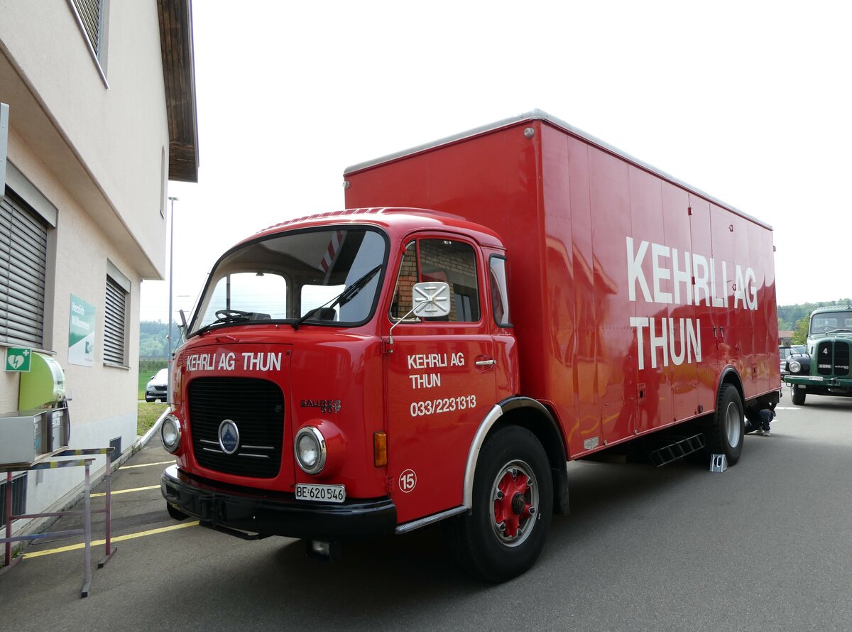 (235'379) - Kehrli, Thun - Nr. 15/BE 620'546 - Saurer am 7. Mai 2022 in Attikon, Wegmller