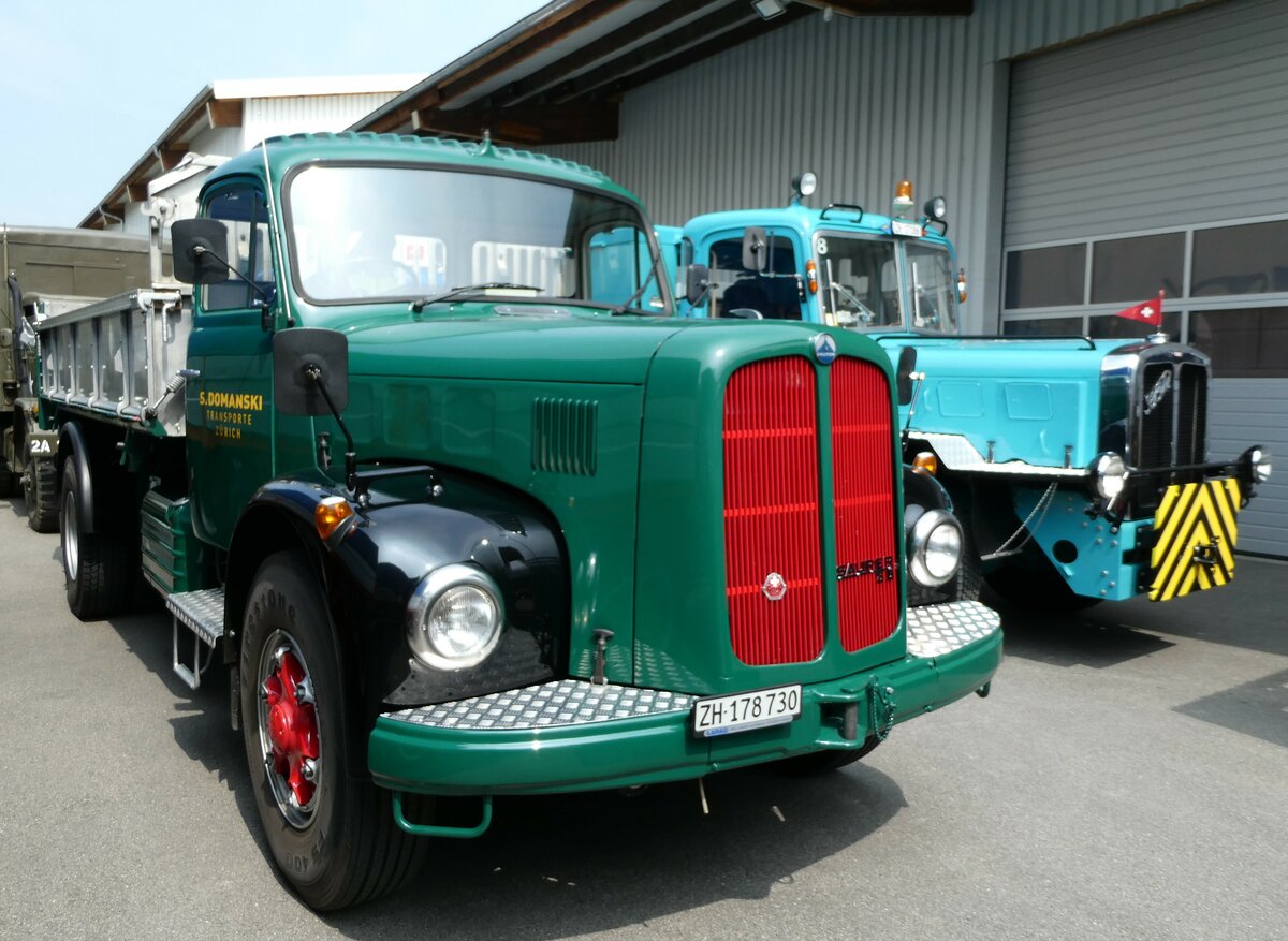 (235'394) - Domanski, Zrich - ZH 178'730 - Saurer am 7. Mai 2022 in Attikon, Wegmller