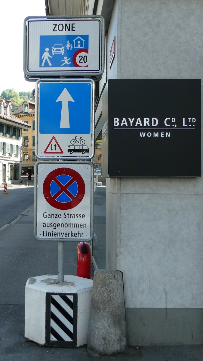 (235'514) - Ganze Strasse ausgenommen Linienverkehr am 9. Mai 2022 in Thun, Marktgasse