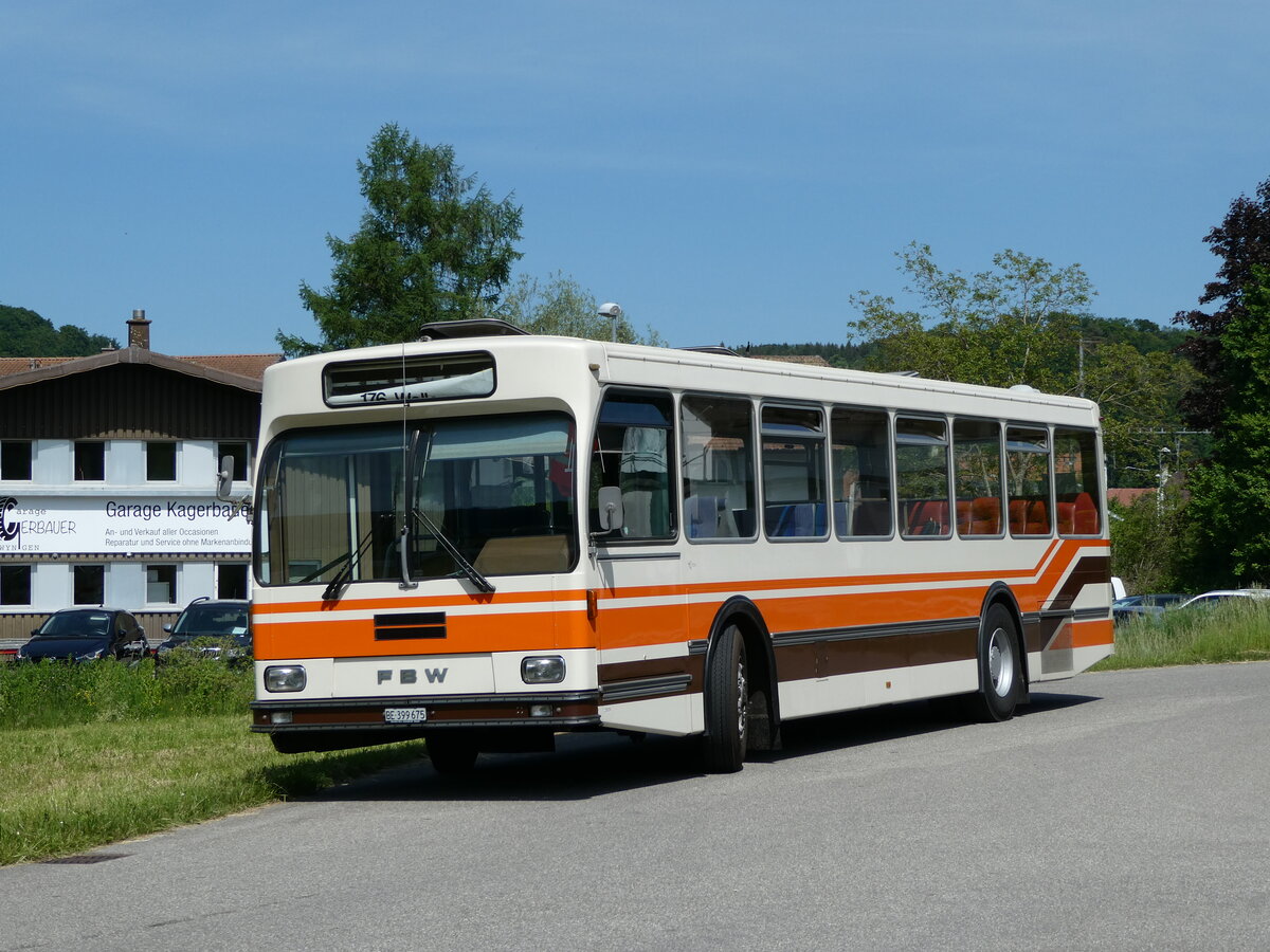 (235'711) - Wegmller, Mnsingen - BE 399'675 - FBW/R&J (ex Bamert, Wollerau) am 15. Mai 2022 in Wynigen, Landi