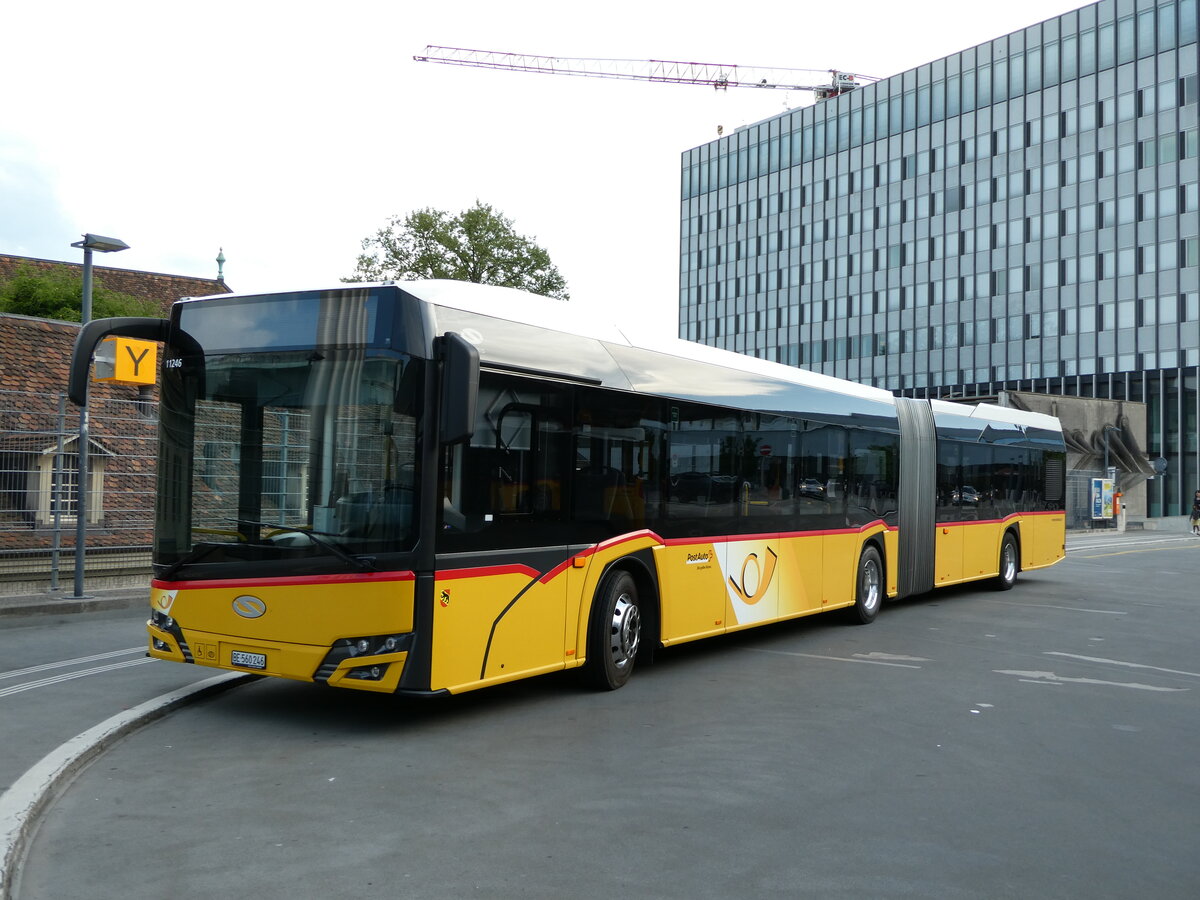 (235'723) - PostAuto Bern - Nr. 11'246/BE 560'246 - Solaris am 15. Mai 2022 in Bern, Postautostation