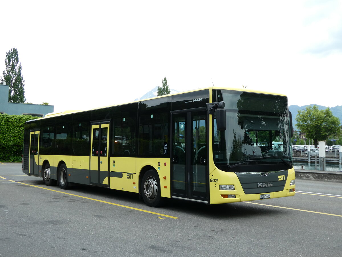 (235'739) - STI Thun - Nr. 602/BE 865'602 - MAN am 16. Mai 2022 bei der Schifflndte Thun