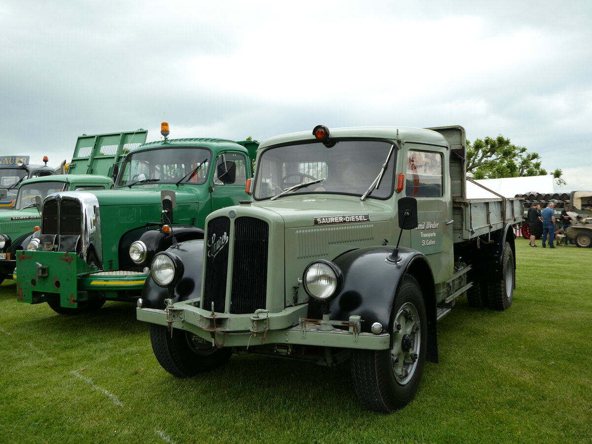 (235'777) - Weder, St. Gallen - Saurer am 21. Mai 2022 in Arbon, Arbon Classics