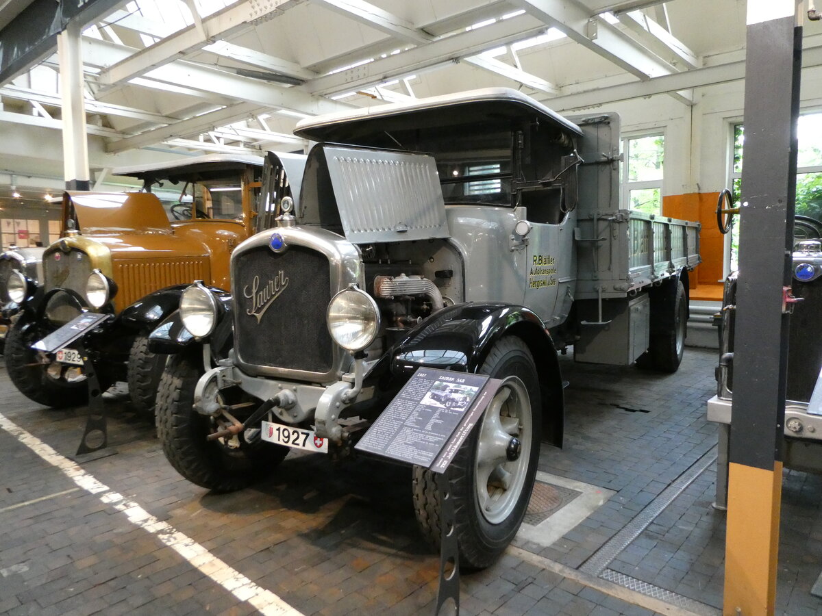 (235'852) - Blttler, Hergiswil - Saurer am 21. Mai 2022 in Arbon, Saurer-Museum