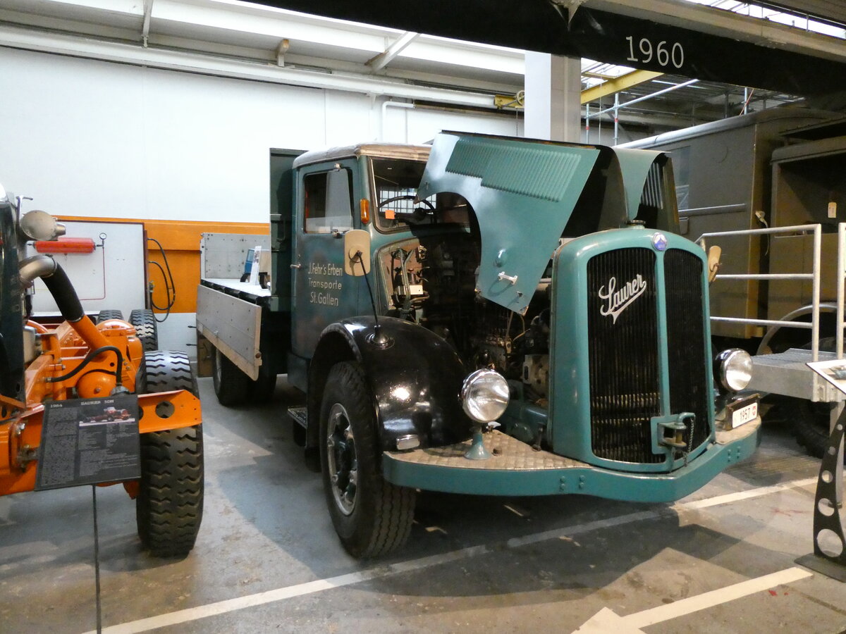 (235'864) - Fehr's Erben, St. Gallen - Saurer am 21. Mai 2022 in Arbon, Saurer-Museum