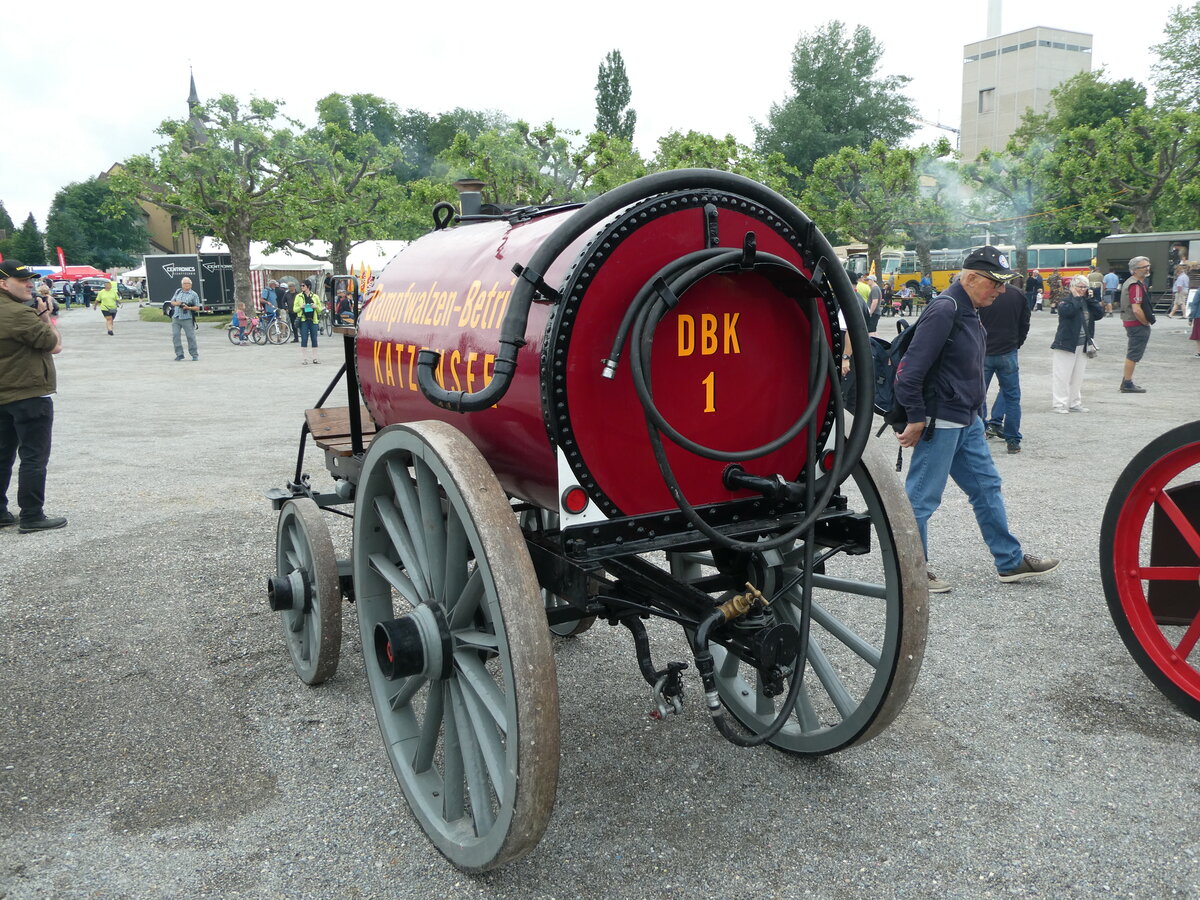 (235'888) - Dampfwalzen-Anhnger - Nr. 1 - am 21. Mai 2022 in Arbon, Arbon Classics