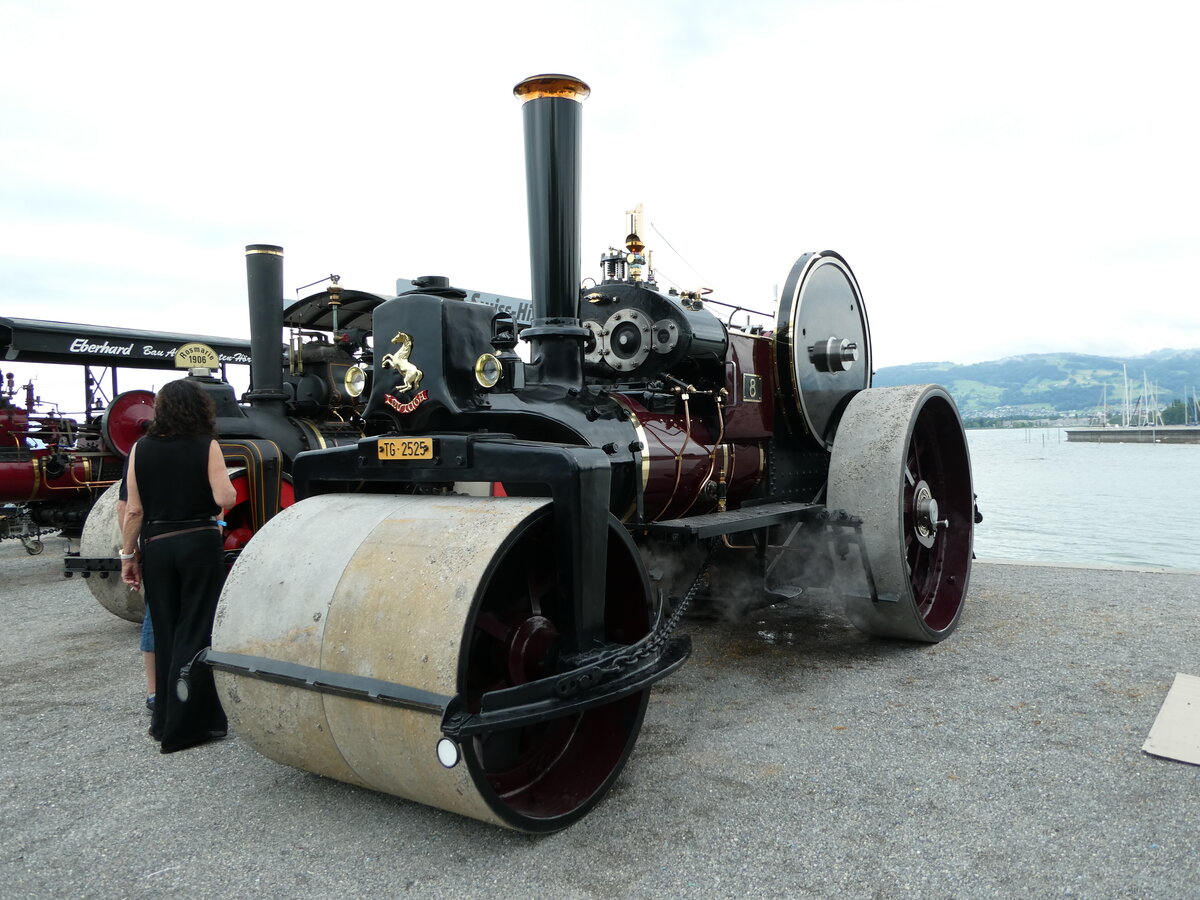 (235'891) - Dampfwalze - Nr. 8/TG 2525 - am 21. Mai 2022 in Arbon, Arbon Classics