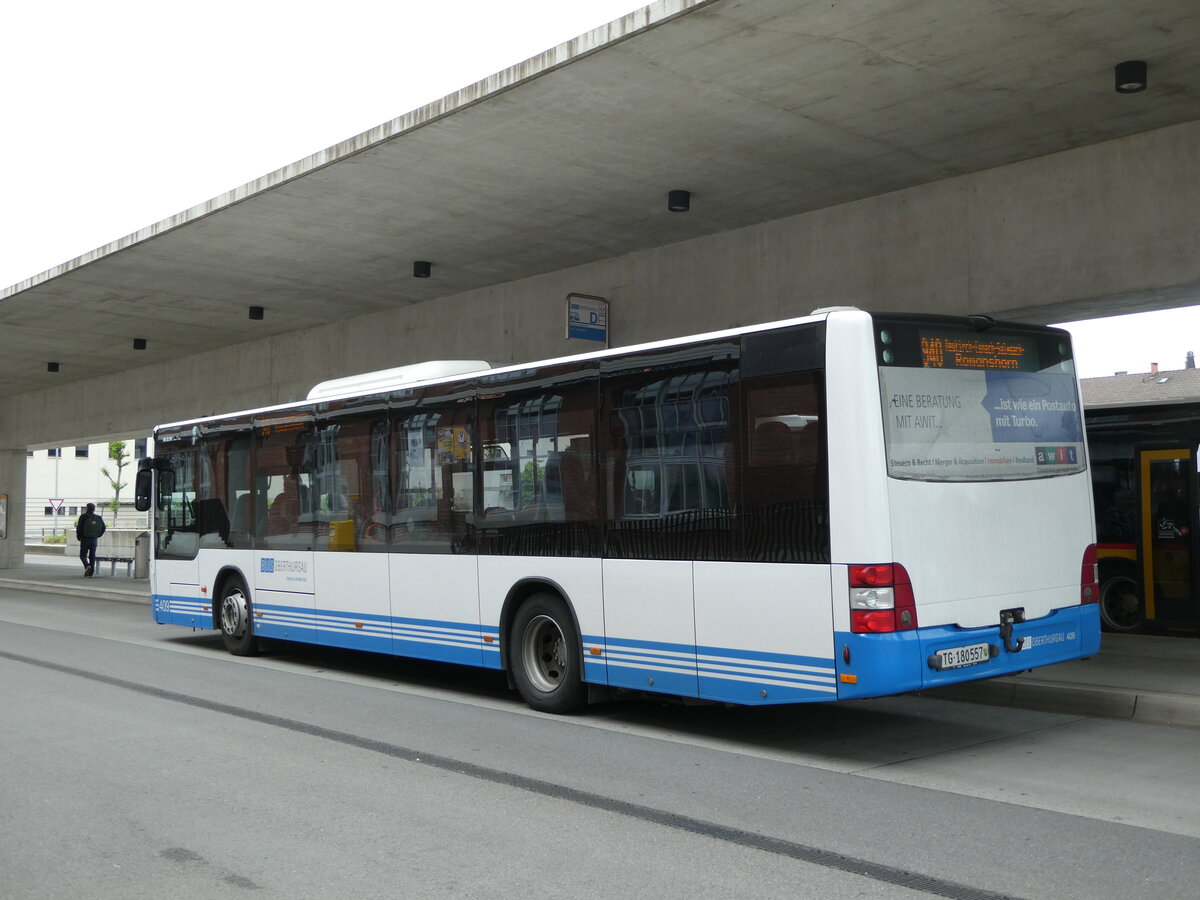 (236'016) - BOTG Amriswil - Nr. 409/TG 180'557 - MAN (ex Nr. 14) am 21. Mai 2022 in Arbon, Bushof