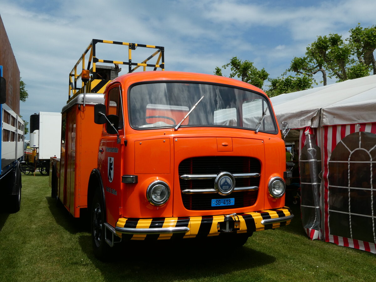 (236'025) - VBSG St. Gallen - SG 418 - Saurer am 21. Mai 2022 in Arbon, Arbon Classics