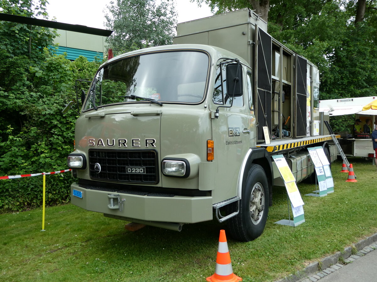 (236'056) - EKZ, Zrich - TG 2578 - Saurer am 21. Mai 2022 in Arbon, Arbon Classics