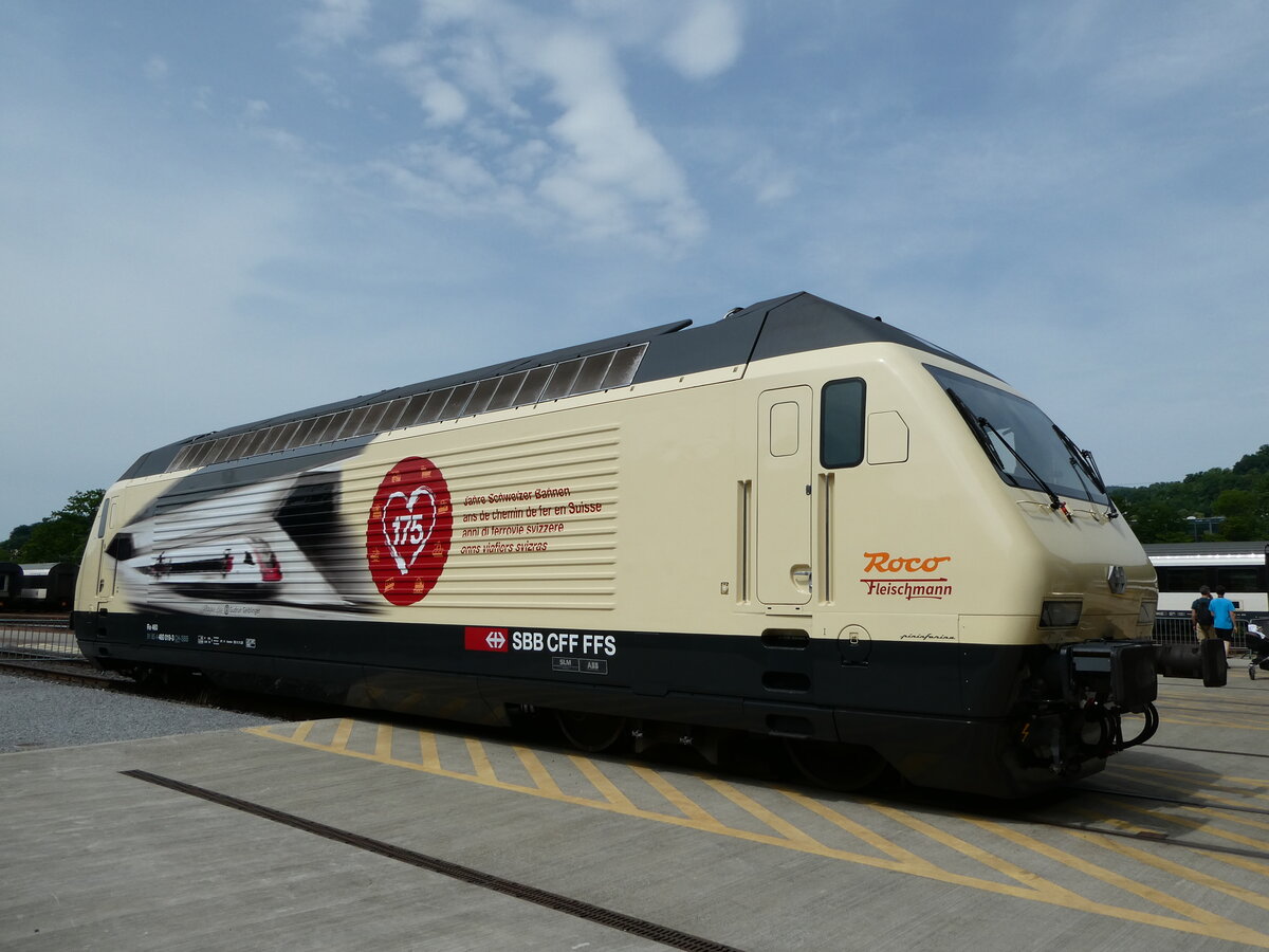 (236'123) - SBB-Lokomotive - Nr. 460'019-3 - am 22. Mai 2022 in Olten, Industriewerk 
