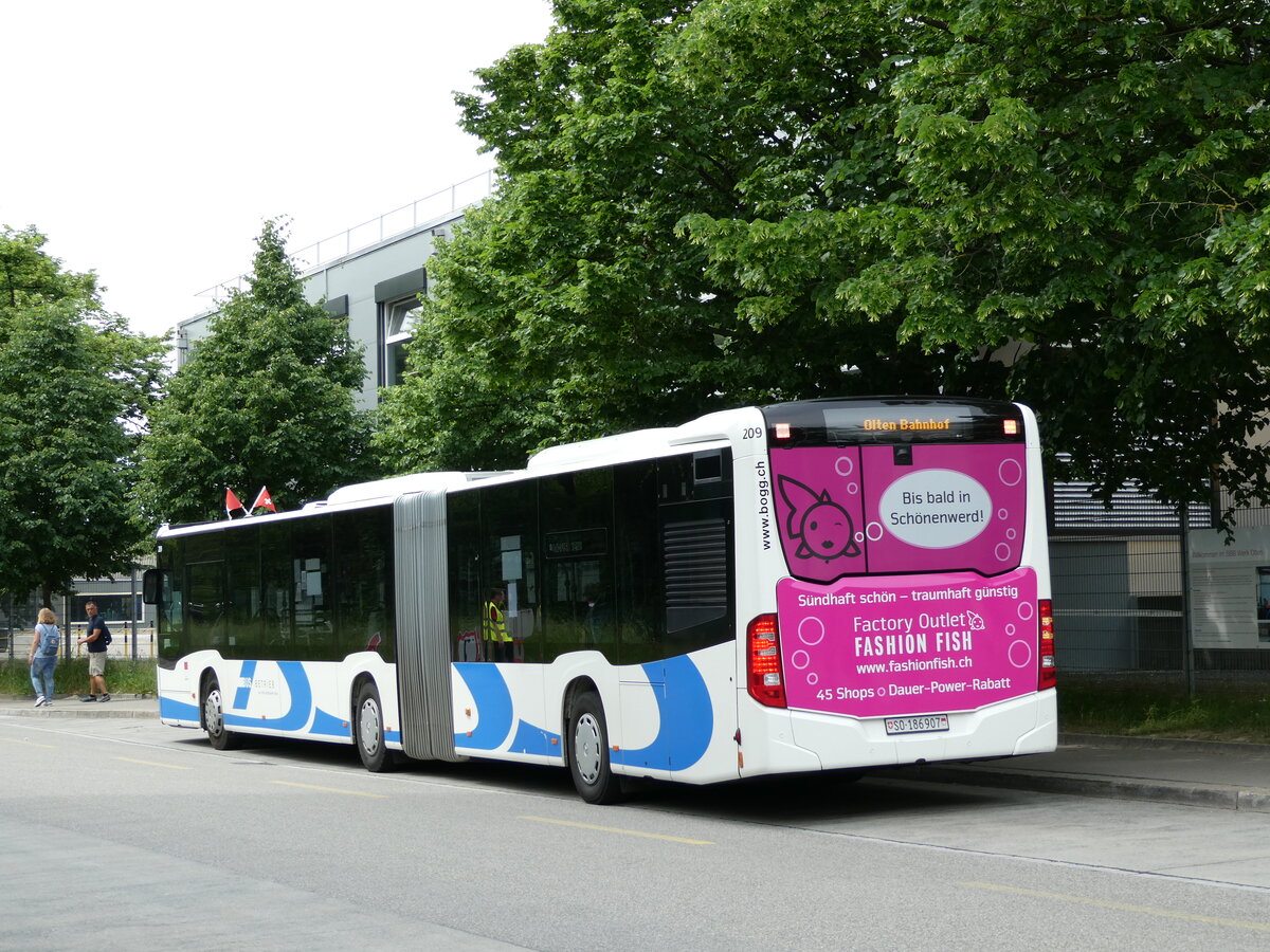 (236'150) - BOGG Wangen b.O. - Nr. 209/SO 186'907 - Mercedes am 22. Mai 2022 in Olten, Industriewerk