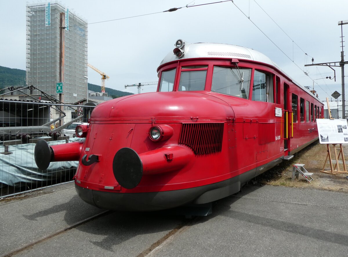 (236'157) - SBB-Roter Pfeil - Nr. 1001 - am 22. Mai 2022 in Olten, Industriewerk