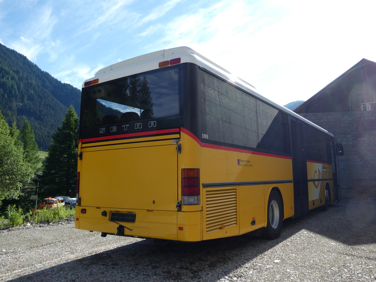 (236'224) - Marchetti, Airolo - (TI 303'333) - Setra (ex Nr. 5) am 26. Mai 2022 in Airolo, Neue Garage