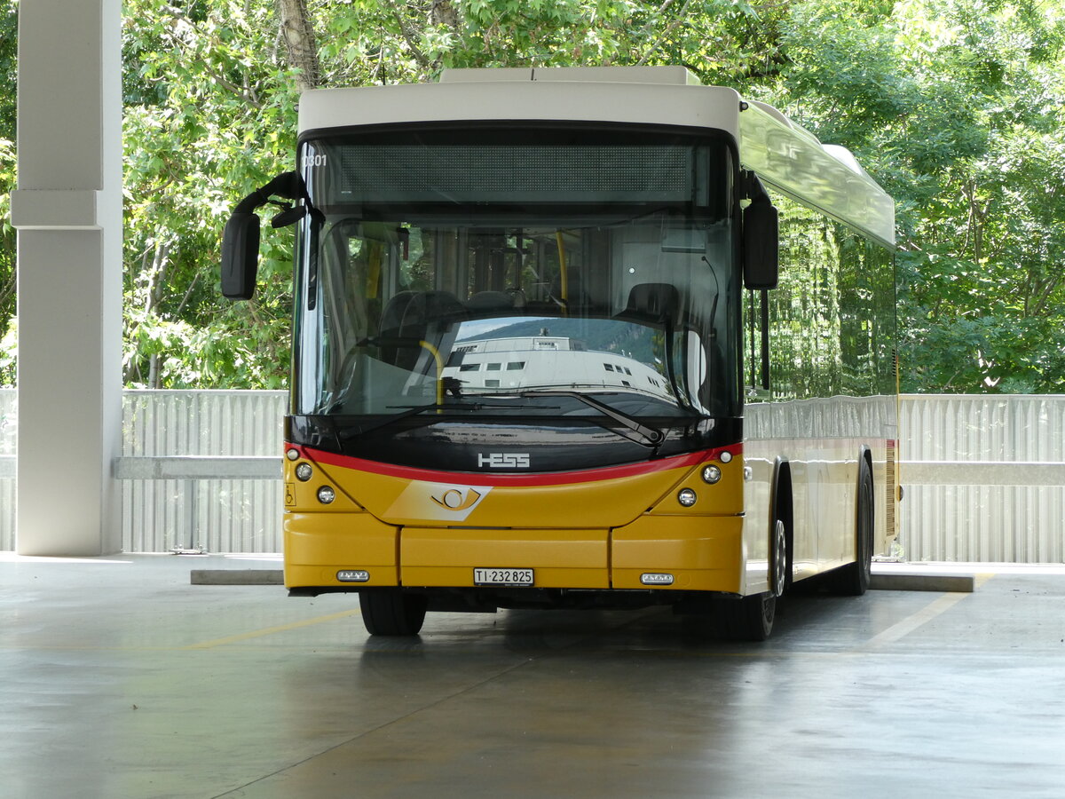 (236'334) - Autopostale, Mendrisio - TI 232'8925 - Scania/Hess (ex Autopostale, Muggio) am 26. Mai 2022 in Mendrisio, Neue Garage