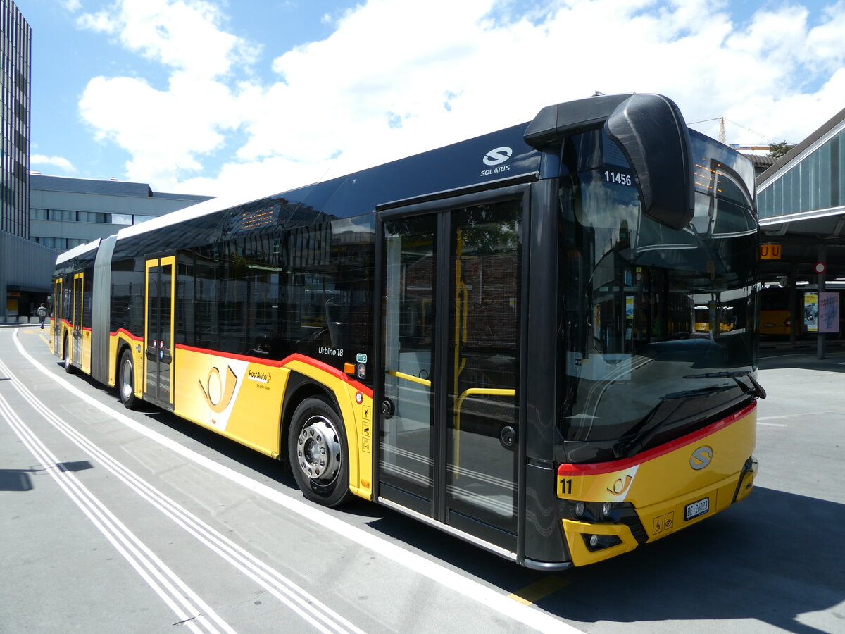 (236'508) - Steiner, Ortschwaben - Nr. 11/BE 26'023 - Solaris am 29. Mai 2022 in Bern, Postautostation