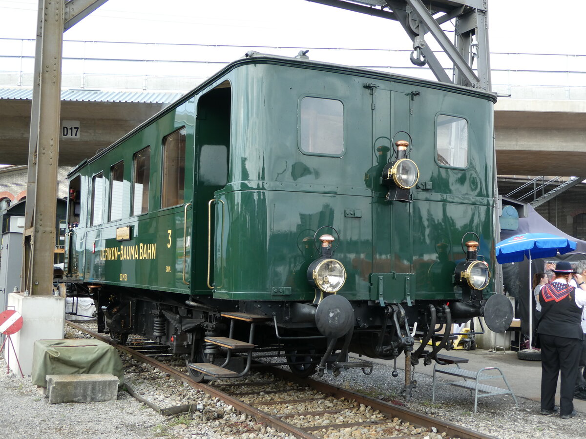 (236'767) - UBB-Dampftriebwagen - Nr. 31 - am 5. Juni 2022 in Brugg, Bahnpark