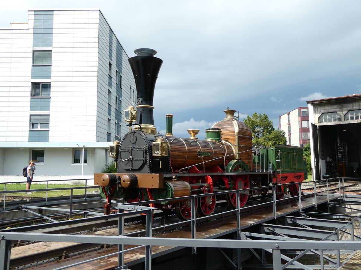(236'784) - Spanisch-Brtli-Bahn - Nr. 1 - am 5. Juni 2022 in Brugg, Bahnpark (Limmat)
