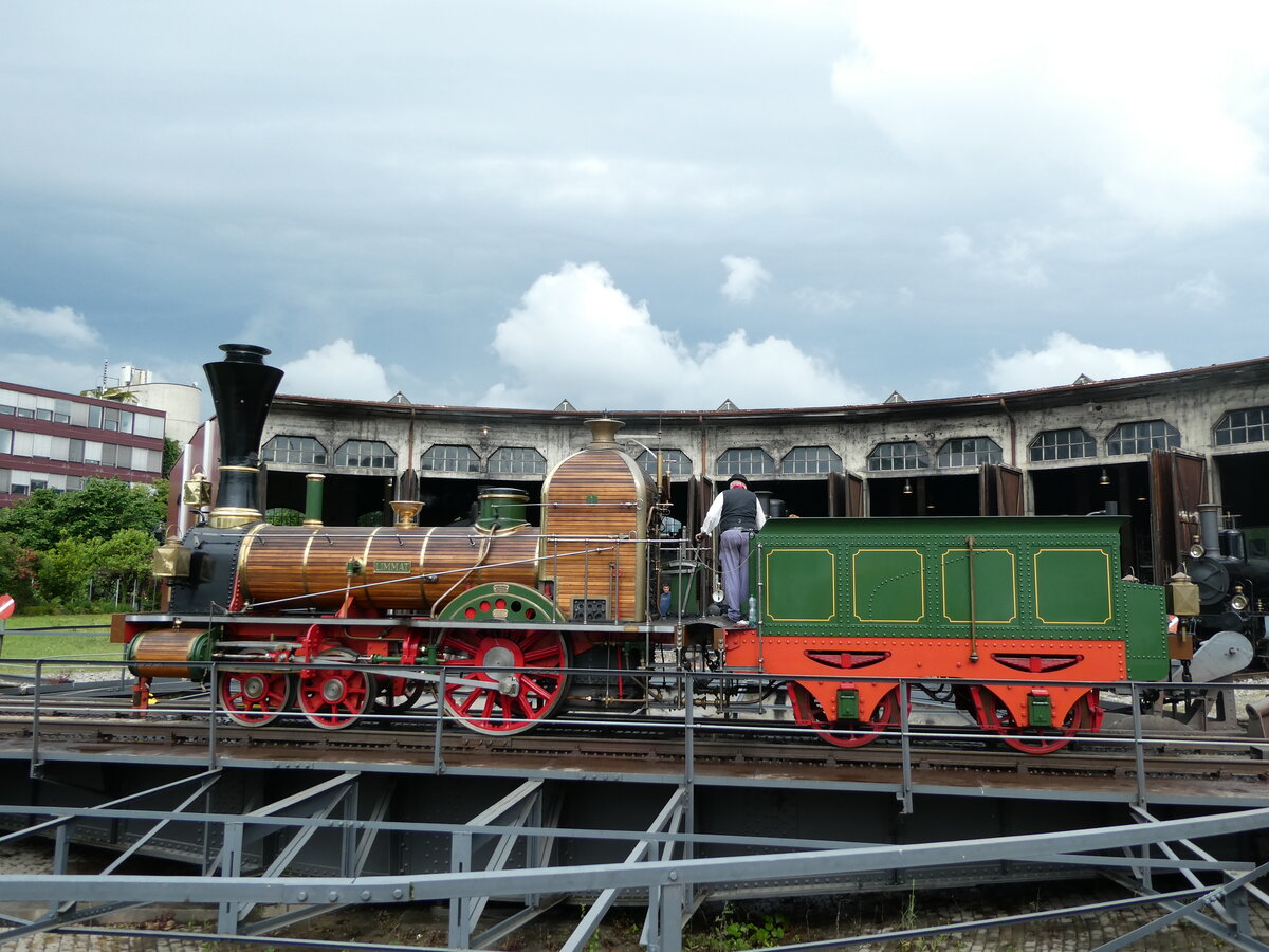 (236'787) - Spanisch-Brtli-Bahn - Nr. 1 - am 5. Juni 2022 in Brugg, Bahnpark (Limmat)