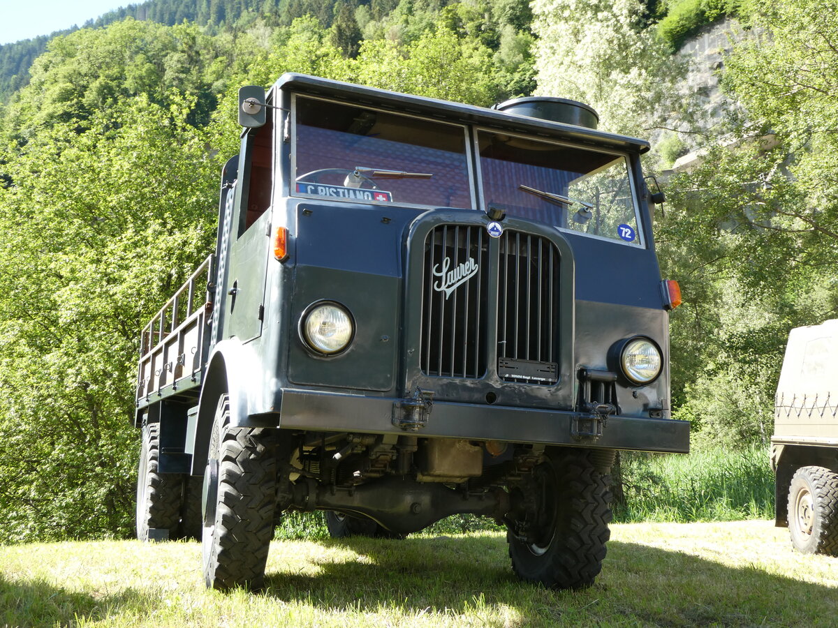 (237'098) - Saurer am 12. Juni 2022 in Faido, Garage Barenco