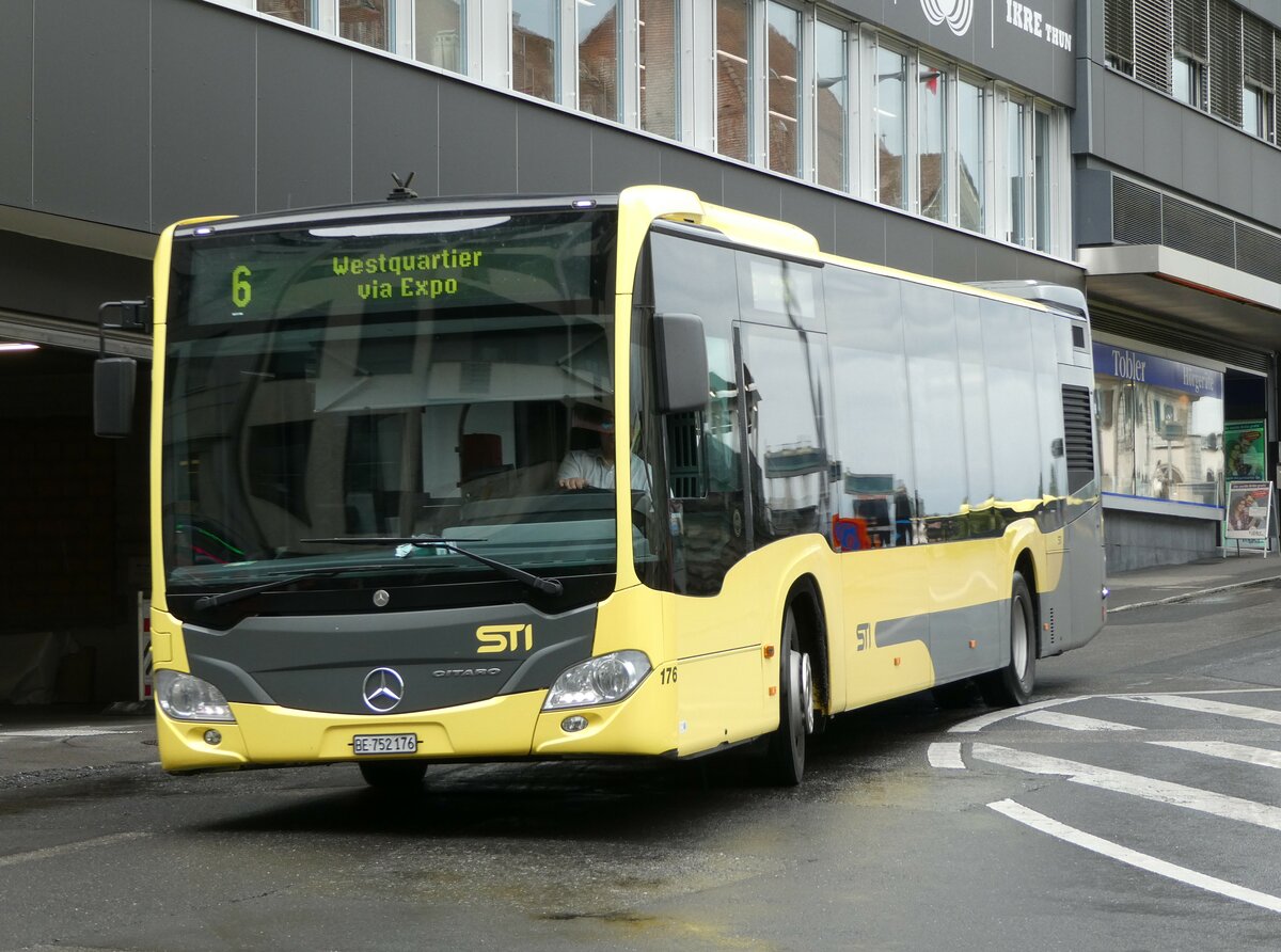 (237'365) - STI Thun - Nr. 176/BE 752'176 - Mercedes am 24. Juni 2022 in Thun, Rampenstrasse