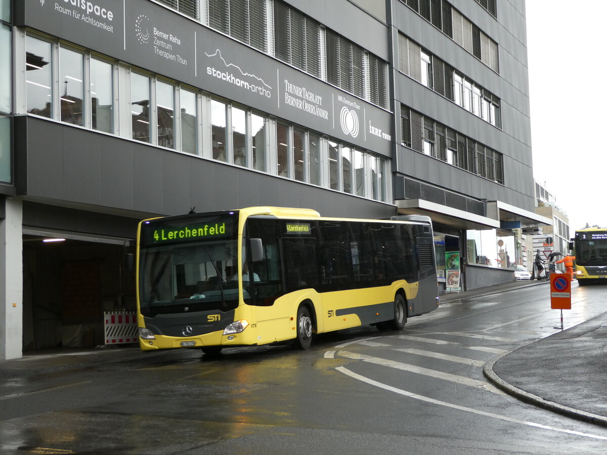 (237'396) - STI Thun - Nr. 176/BE 752'176 - Mercedes am 24. Juni 2022 in Thun, Rampenstrasse