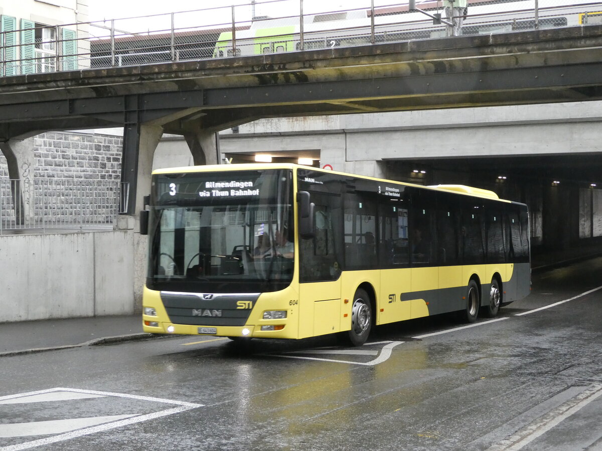 (237'402) - STI Thun - Nr. 604/BE 643'604 - MAN am 24. Juni 2022 in Thun, Frutigenstrasse