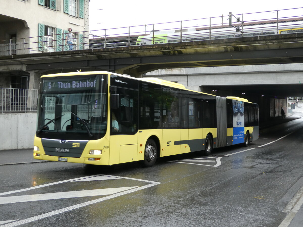 (237'415) - STI Thun - Nr. 700/BE 849'700 - MAN am 24. Juni 2022 in Thun, Frutigenstrasse