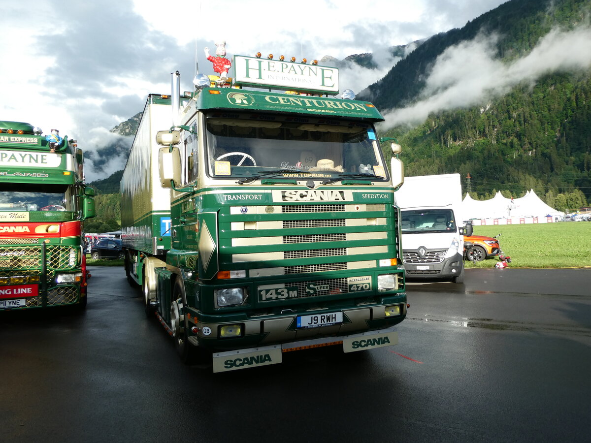(237'451) - Payne, Bedfordshire - J9 RWH - Scania am 24. Juni 2022 in Interlaken, Flugplatz