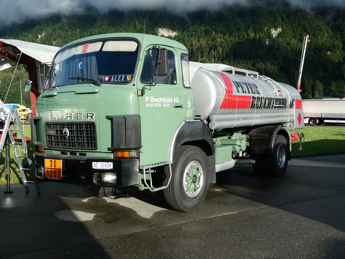 (237'458) - Brechtbhl, Muri - Nr. 9/BE 10'928 - Saurer am 24. Juni 2022 in Interlaken, Flugplatz