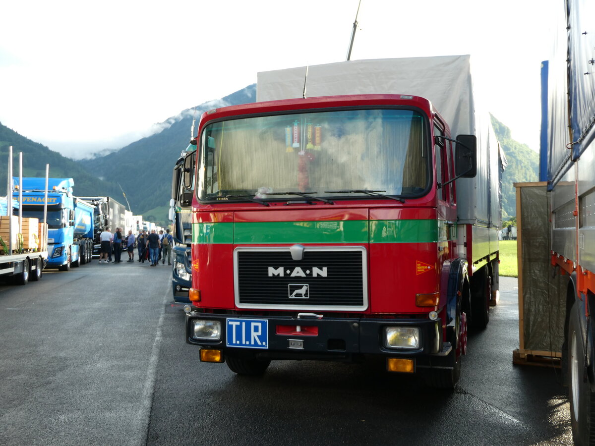 (237'465) - Zbren, Konolfingen - MAN am 24. Juni 2022 in Interlaken, Flugplatz