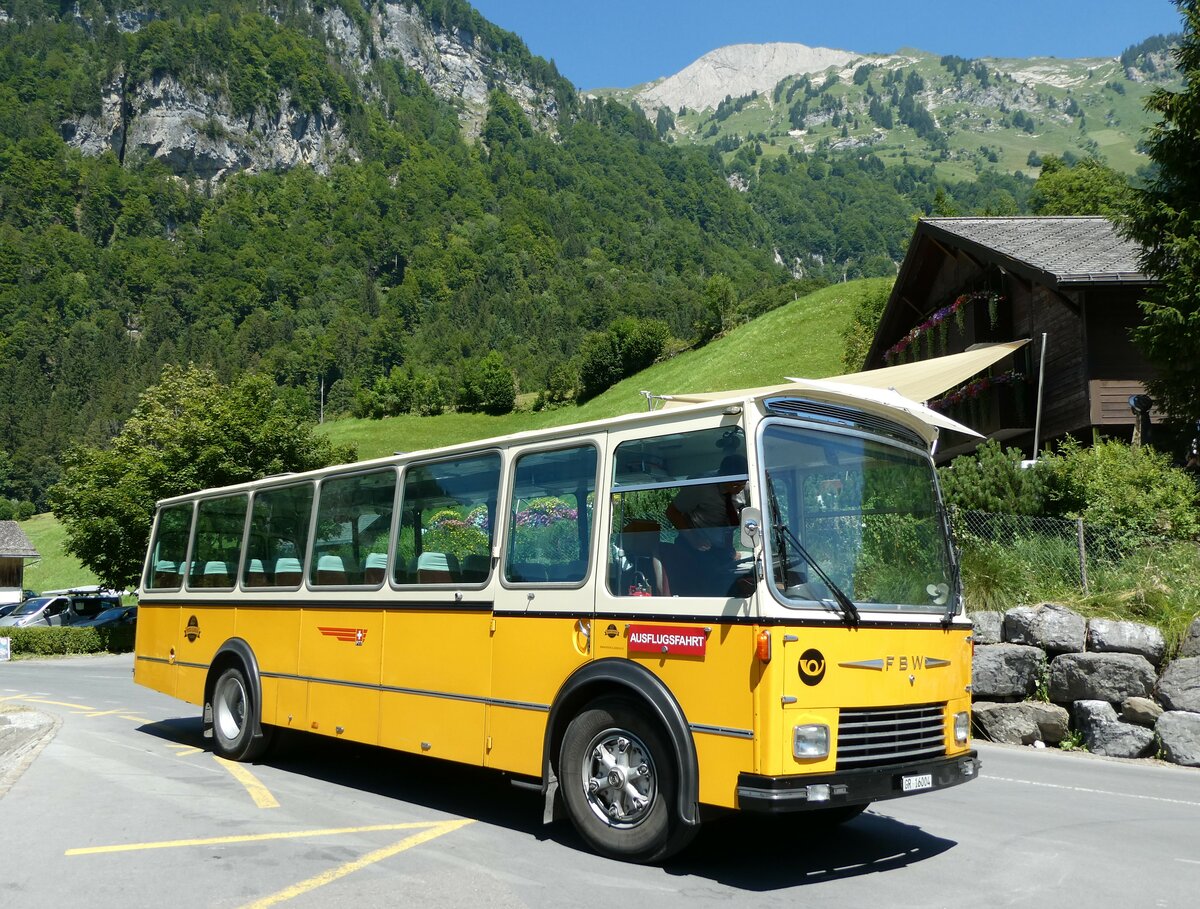 (238'239) - Wittwer, Chur - GR 16'004 - FBW/Gangloff (ex Eggenberger, Mriken; ex AVG Grindelwald Nr. 11; ex P 24'170) am 17. Juli 2022 in Klntal, Rhodannenberg