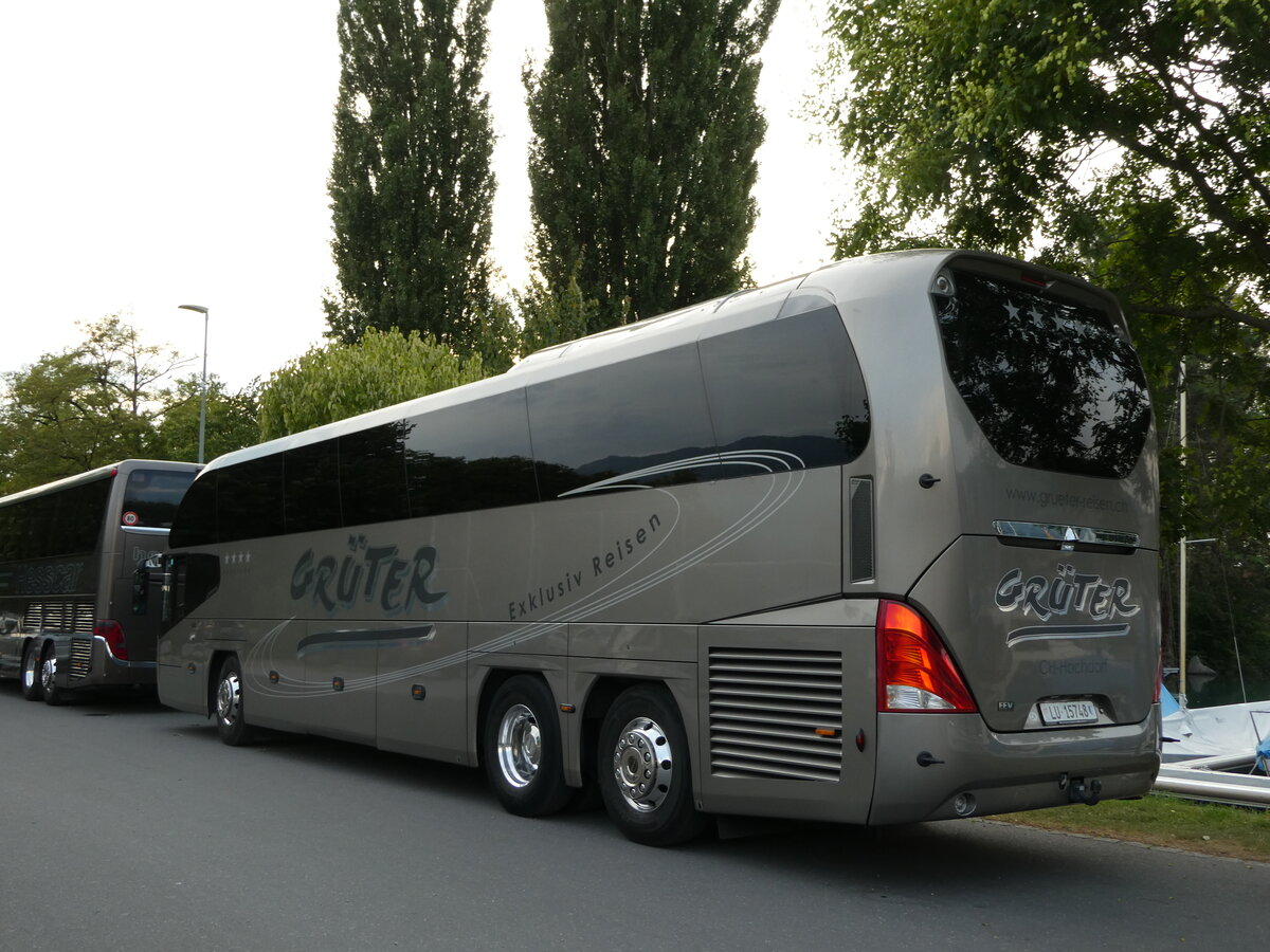 (238'322) - Grter, Hochdorf - Nr. 8/LU 15'748 - Neoplan am 22. Juli 2022 in Thun, Strandbad