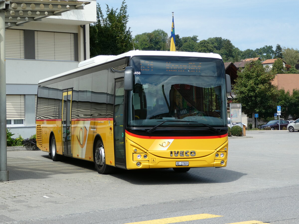 (238'503) - Engeloch, Riggisberg - Nr. 11/BE 27'809 - Iveco am 28. Juli 2022 in Riggisberg, Post