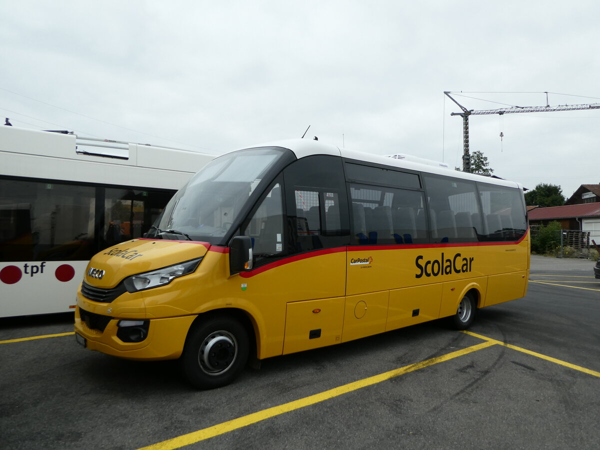 (238'876) - CarPostal Ouest - VD 457'382 - Iveco/Rosero am 7. August 2022 in Kerzers, Interbus