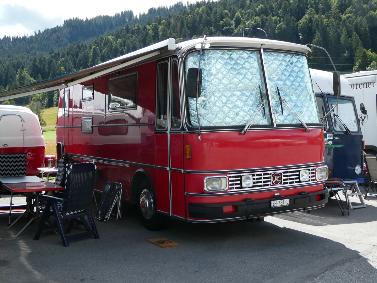 (239'193) - Beer, Obfelden - ZH 431 U - Setra am 20. August 2022 in Wildhaus, Munzenriet