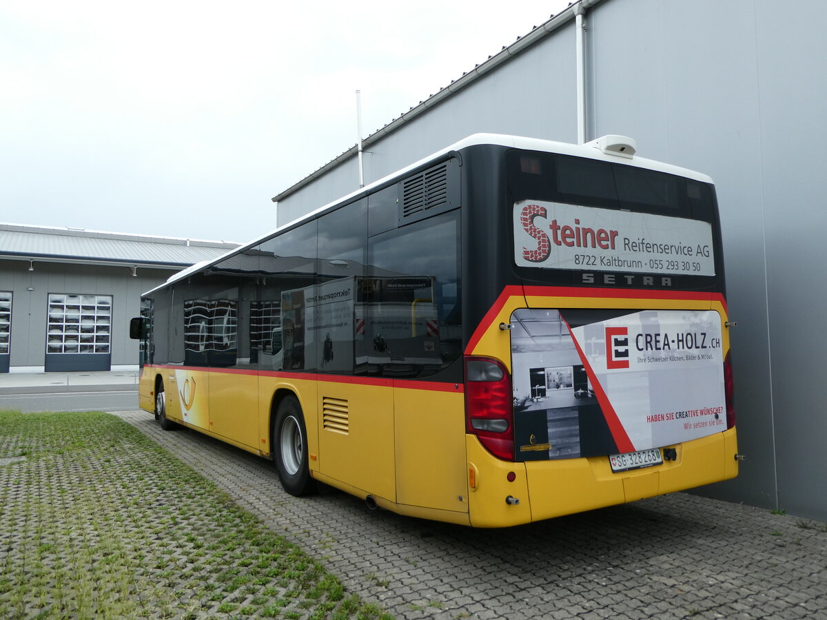 (239'276) - PostAuto Ostschweiz - SG 328'268 - Setra am 20. August 2022 in Uznach, Garage