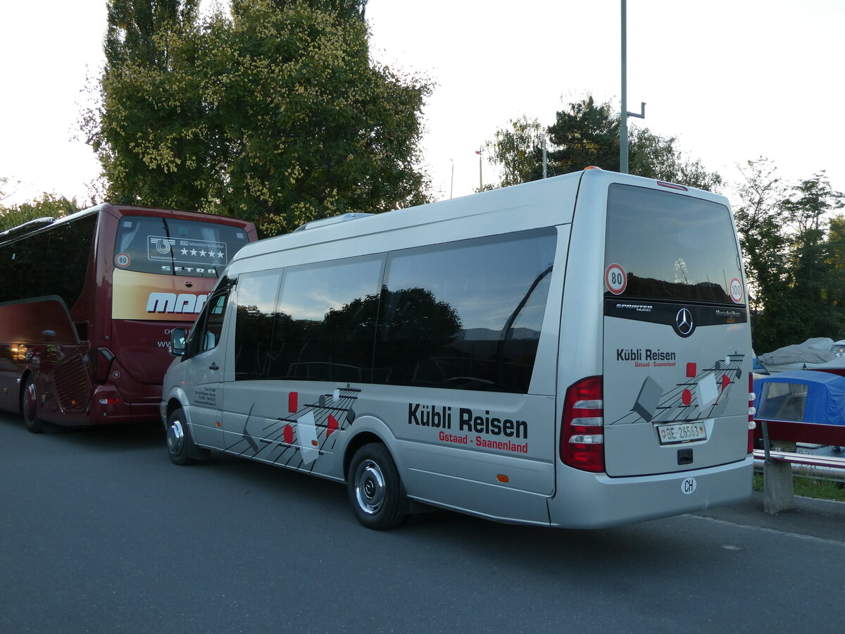 (239'454) - Kbli, Gstaad - BE 26'563 - Mercedes am 23. August 2022 in Thun, Strandbad