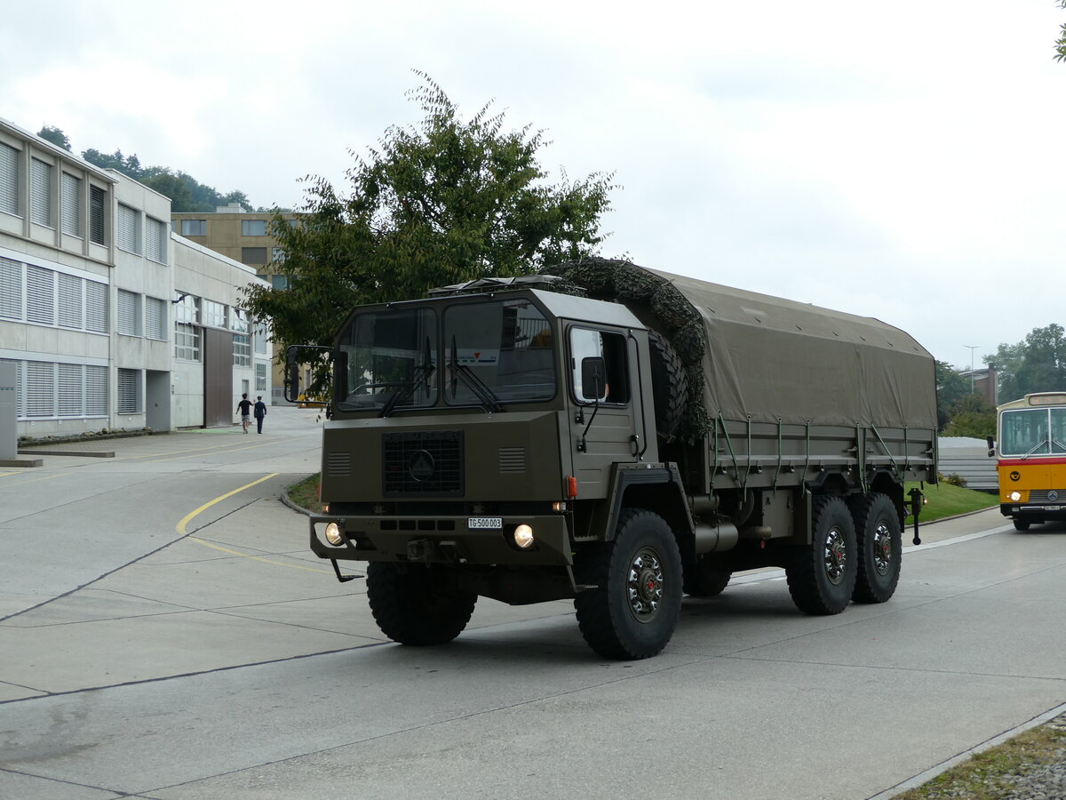 (239'520) - Saurer - TG 500'003 - am 27. August 2022 in Oberkirch, CAMPUS Sursee