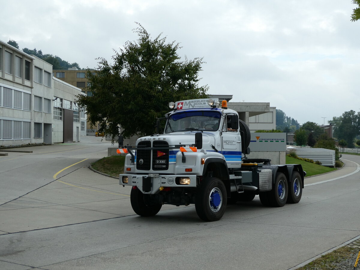 (239'527) - Mazzuchelli, Lugano - Nr. 359/TI 72'850 - Saurer am 27. August 2022 in Oberkirch, CAMPUS Sursee