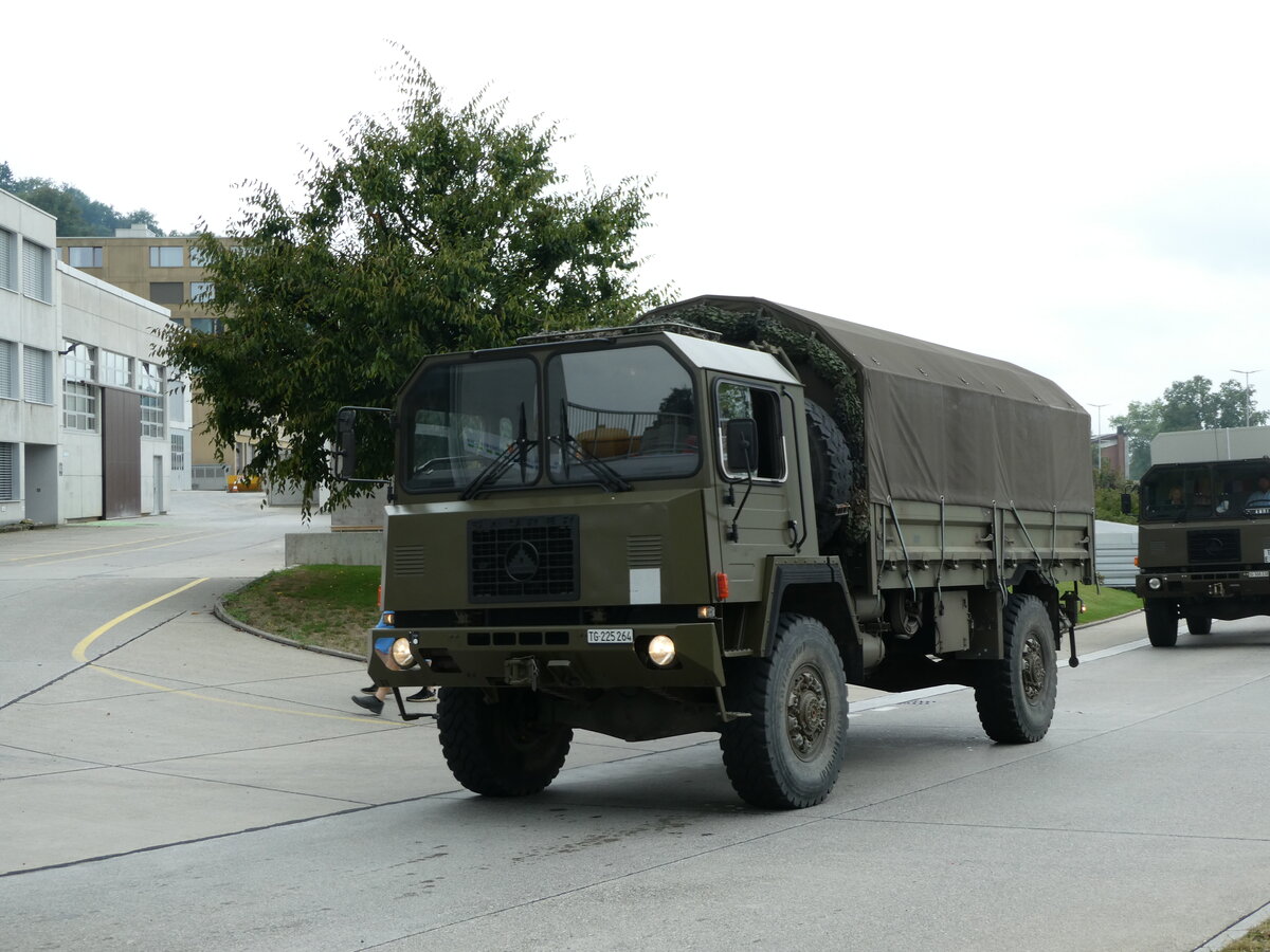(239'558) - Saurer - TG 225'264 - am 27. August 2022 in Oberkirch, CAMPUS Sursee