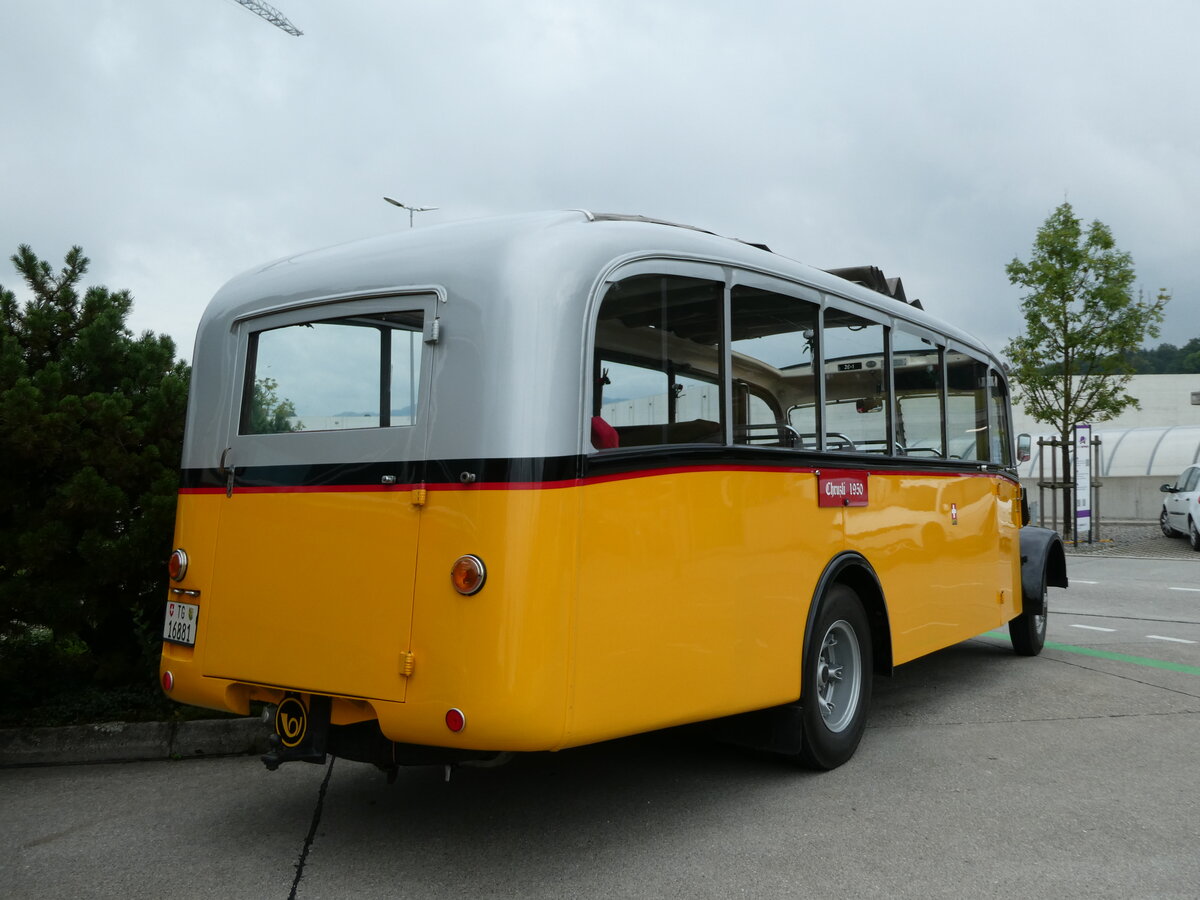 (239'619) - Zollikofer, Berg - TG 16'881 - Saurer/Hnni (ex Reusser, Thun; ex Kontiki, Wettingen; ex Nussbaumer, Ganterschwil) am 27. August 2022 in Oberkirch, CAMPUS Sursee