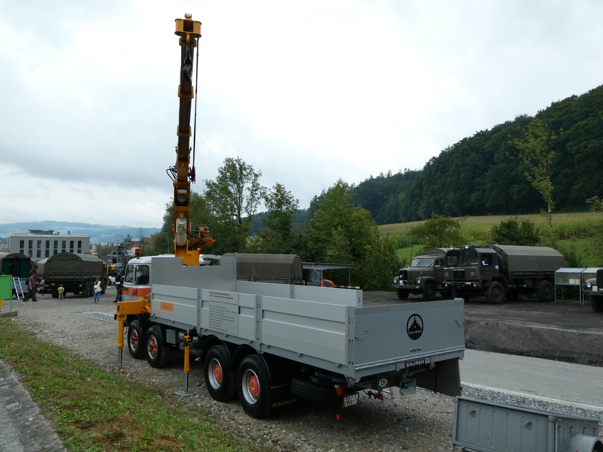 (239'657) - Zumbhl, Littau - Nr. 58/LU 91'991 U - Saurer am 27. August 2022 in Oberkirch, CAMPUS Sursee