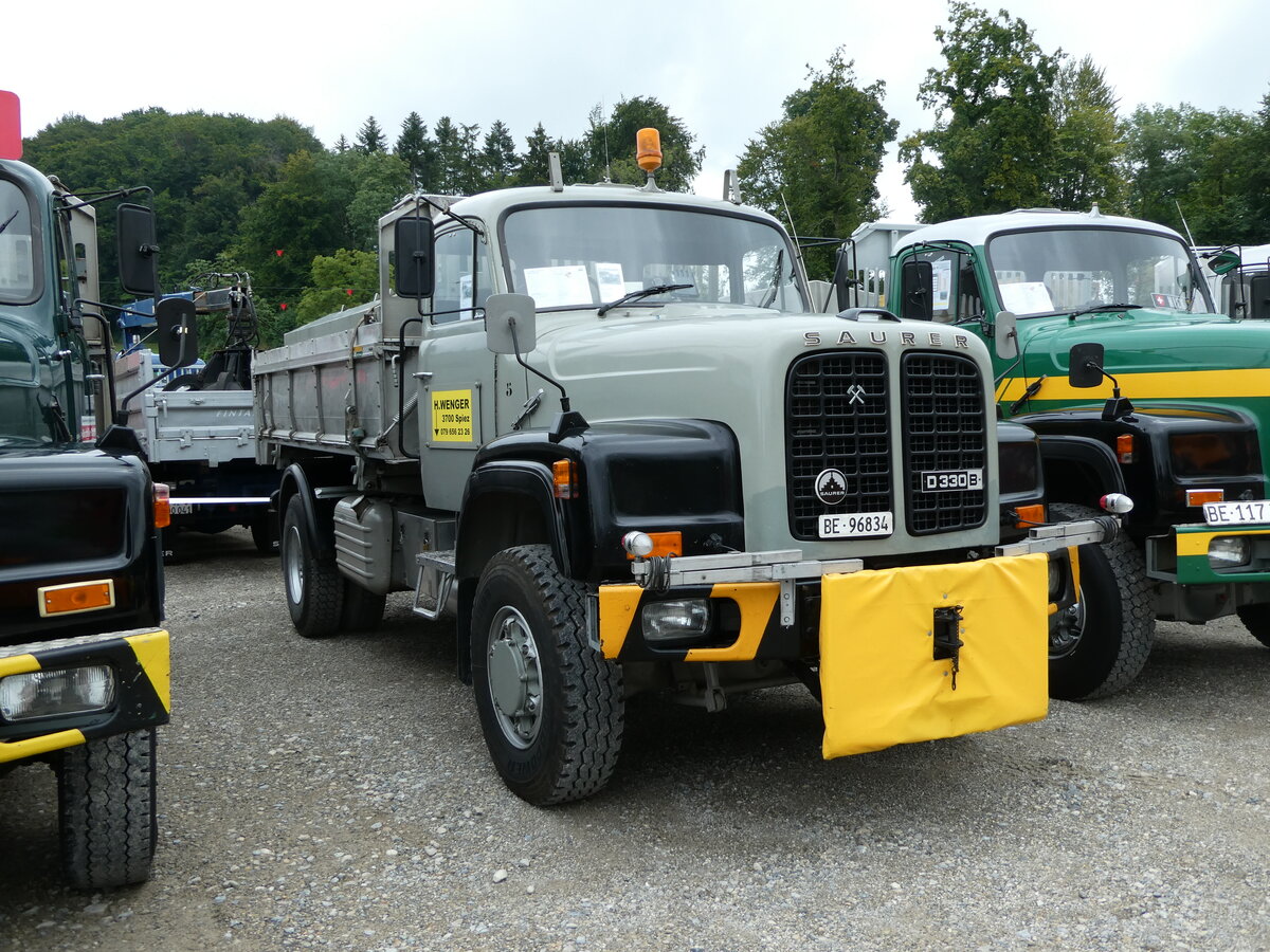(239'663) - Wenger, Spiez - Nr. 5/BE 96'834 - Saurer am 27. August 2022 in Oberkirch, CAMPUS Sursee