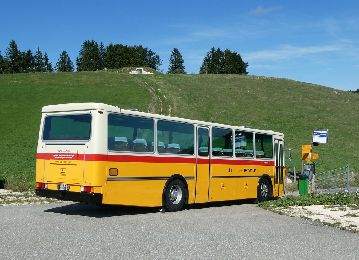 (240'125) - Kolb, Grasswil - Nr. 3/BE 93'915 - Saurer/R&J (ex Schmocker, Stechelberg Nr. 3; ex Schmocker, Stechelberg Nr. 1; ex Gertsch, Stechelberg Nr. 1) am 18. September 2022 in Herbetswil, Hinterer Brandberg